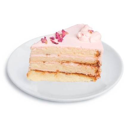 Milk & Rose Cake Slice