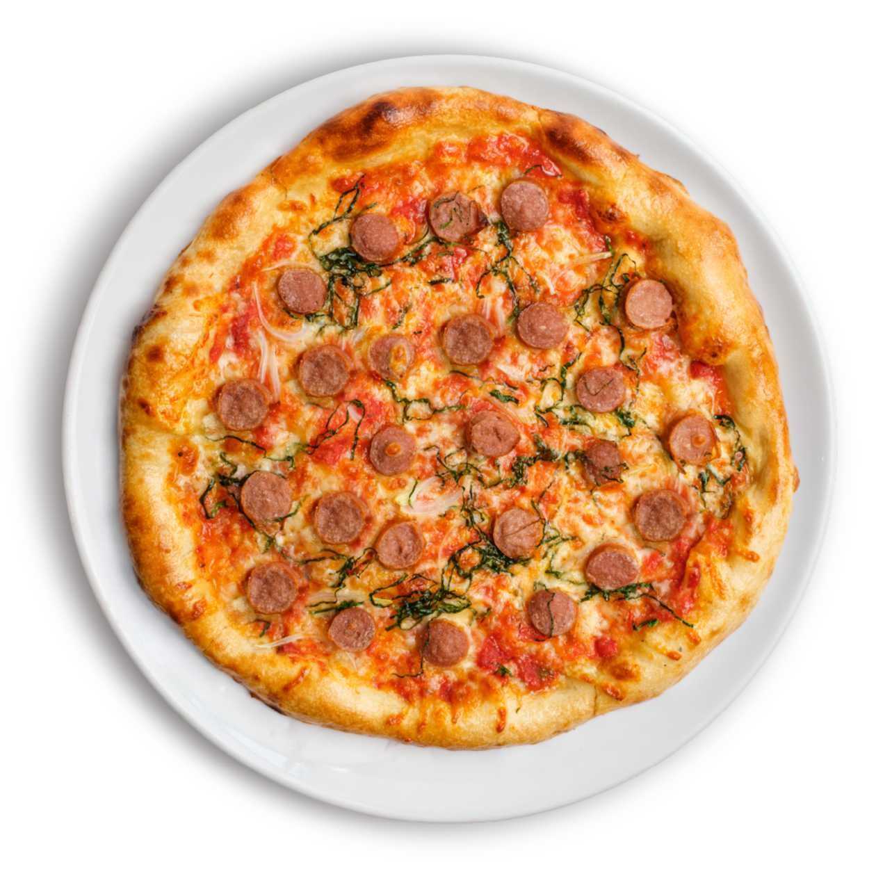 Beef Sausage Pizza