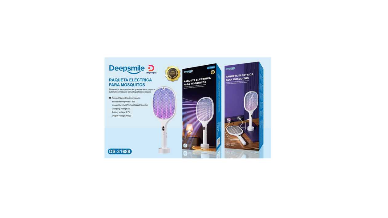 #642PP-6#Deepsmile®DS-31688 Electric Mosquito Terminator handheld/Vertical/Mwall Mounted
