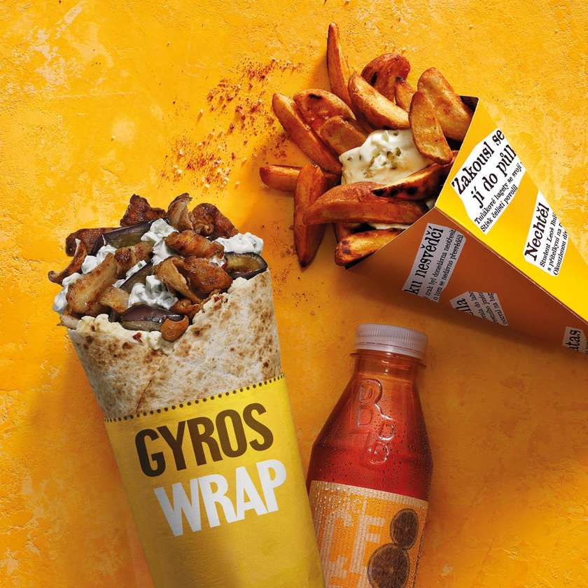 Gyros wrap menu