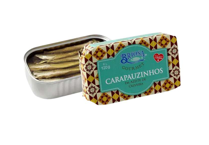Carapauzinhos em Azeite de Oliveira Briosa 120 gr