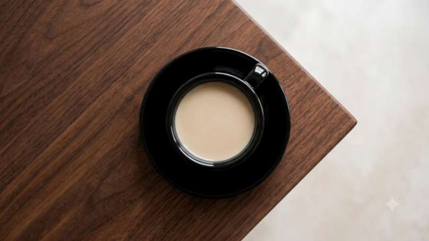 Americano z mlekiem