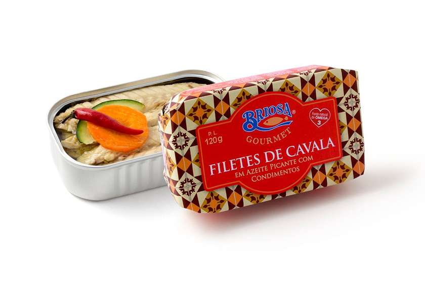 Filetes de Cavala Em Azeite Picante C/Condimentos 120gr