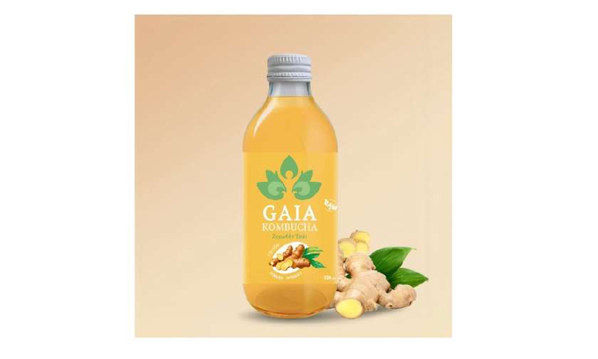 Gaia Kombucha Ginger Insight 33cl