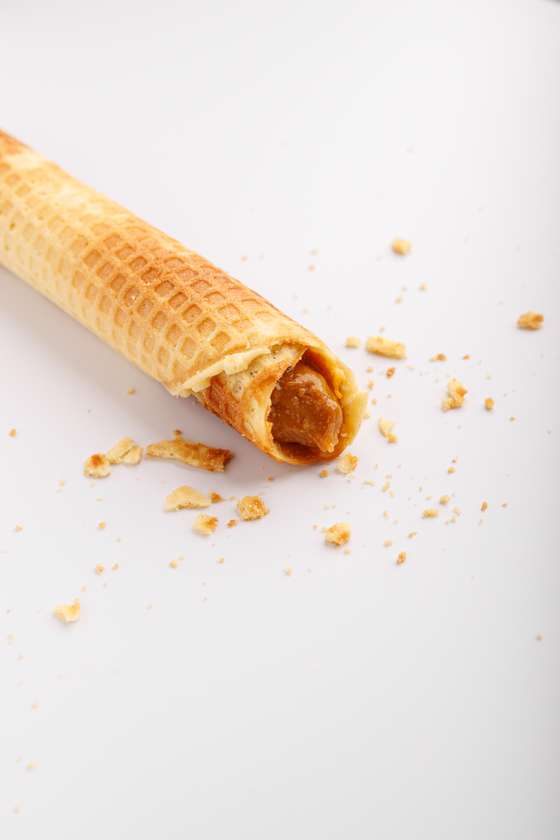 Tubes with condensed milk
