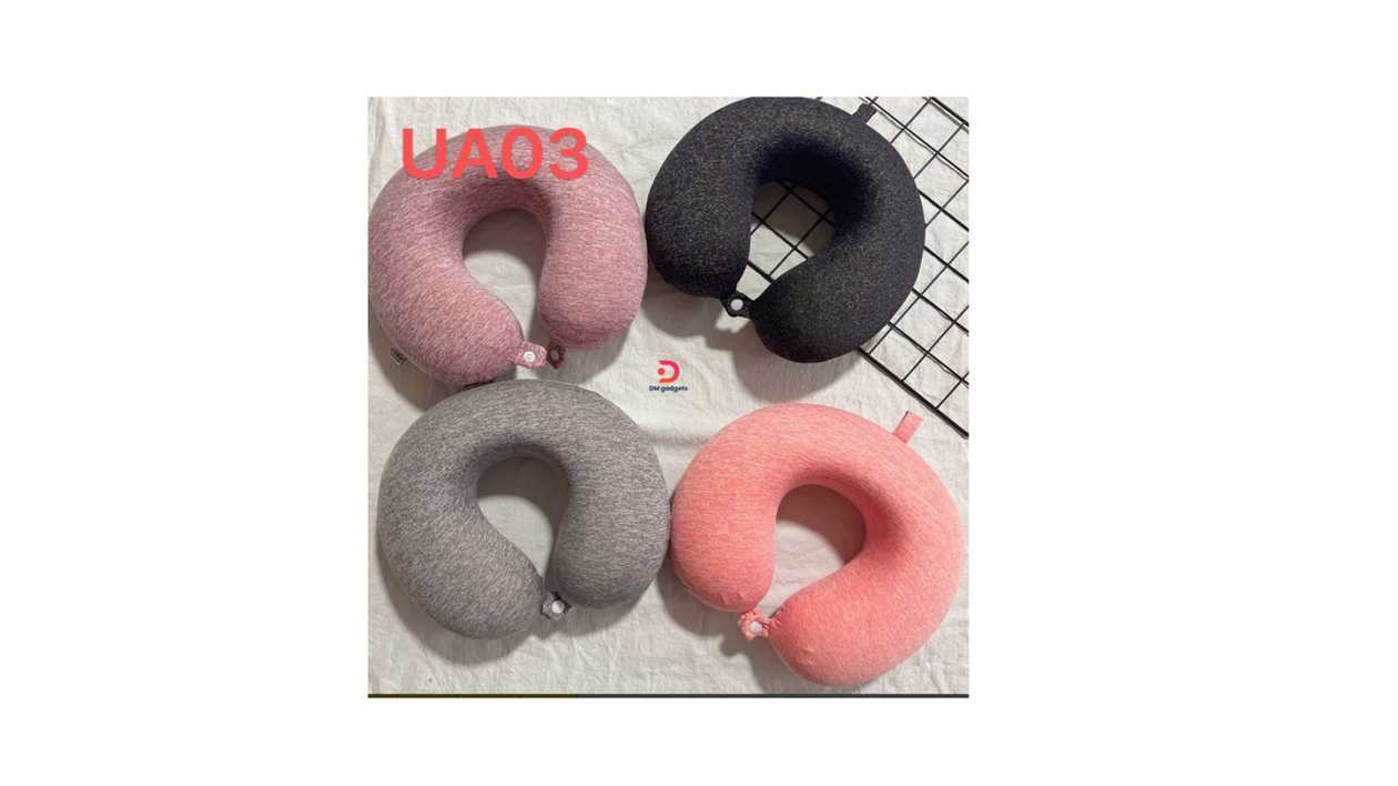 #900-7#Erdom®UA-UG03 Travel Pillow Brown-white