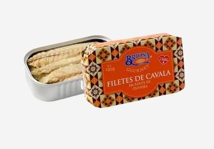 Filetes de Cavala em Azeite de Oliveira Briosa 120gr