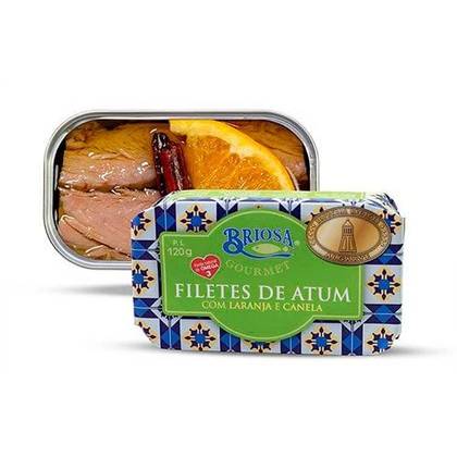 Filetes de Atum Com Laranja e Canela Briosa 120gr