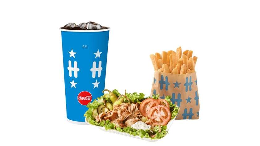 Large Pork Gyros Salad menu