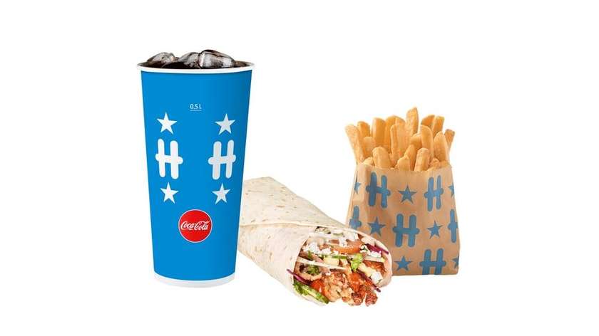 Large Mini Roll Döner Pork menu