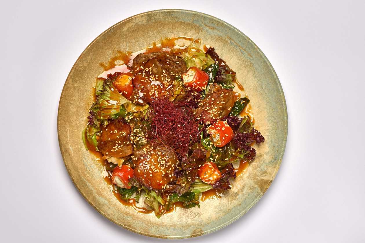Warm Asian-Style Veal Salad