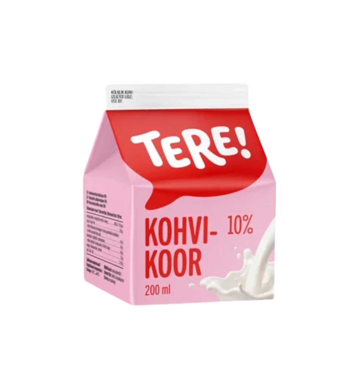Tere, kohvikoor 10%, 0,2l (aegub peagi)