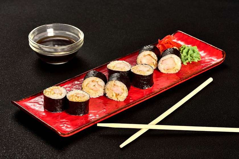 Tiger prawn maki (120/20/15)