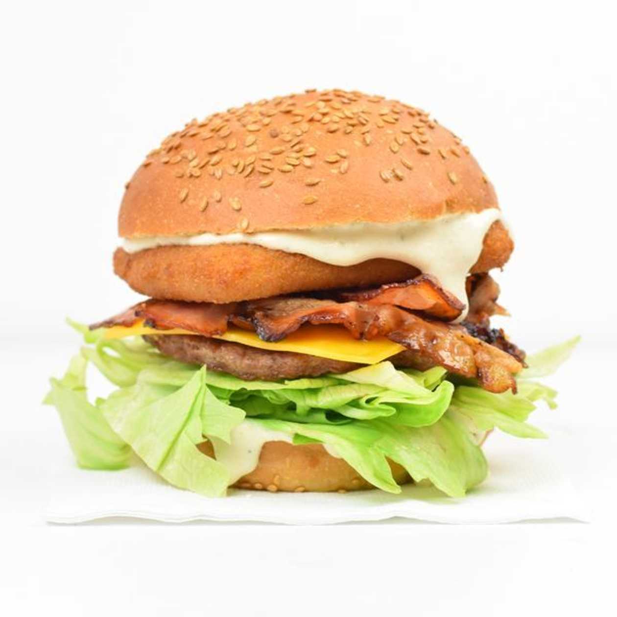Fried Cheese Burger