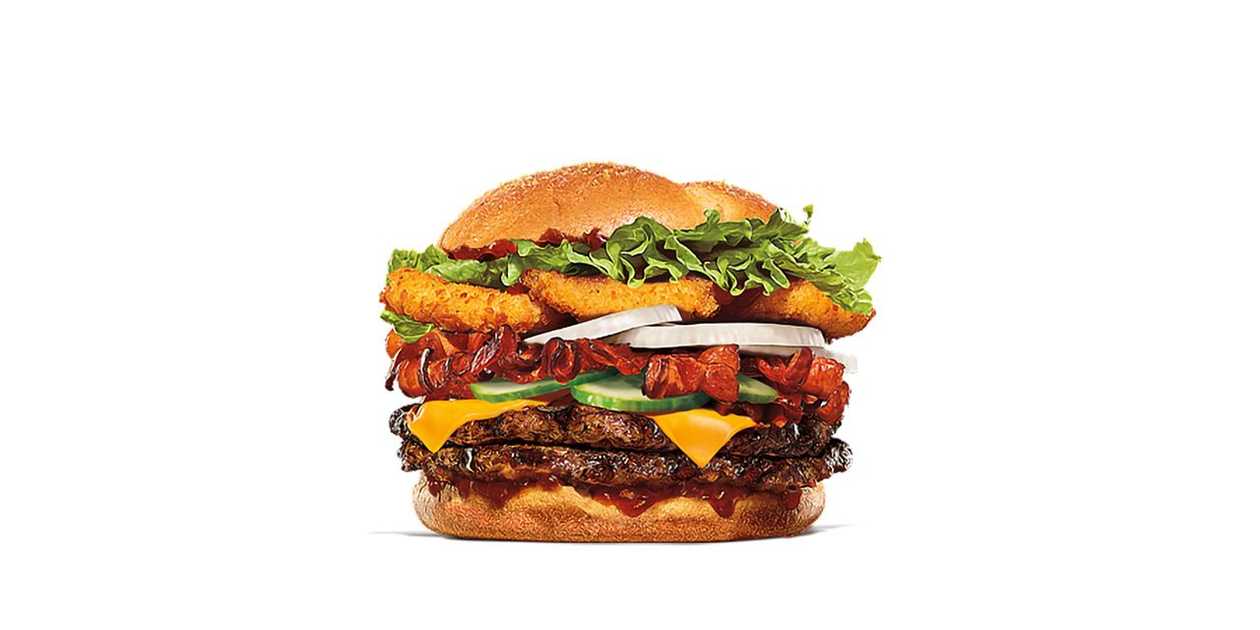 Summer Crunch Double Beef Burger