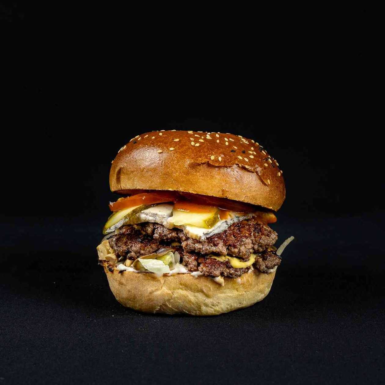 Smashed BlueCheese Burger