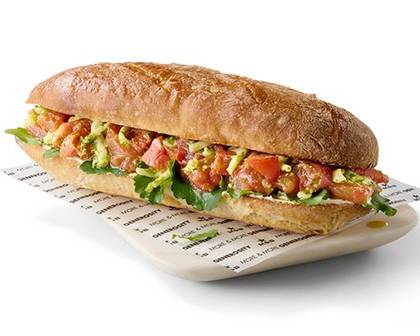 Cheese Tomato & Basil Baguette