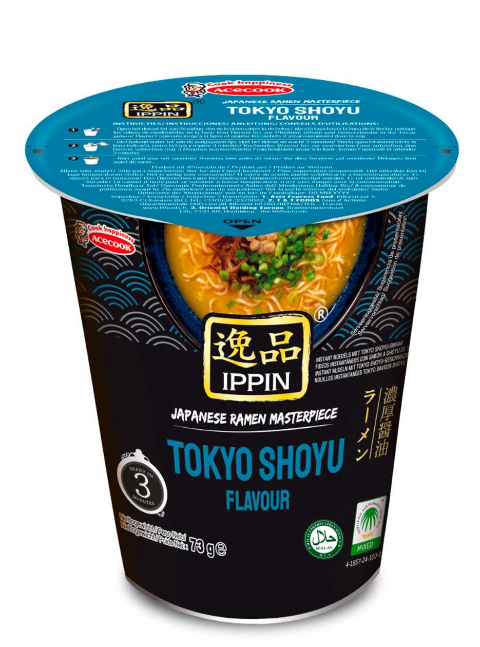 Ippin, Shoyu-Flavoured Instant Noodles In Cup, 73g