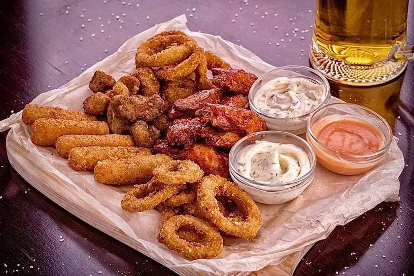 Pan-fried dish on a platter