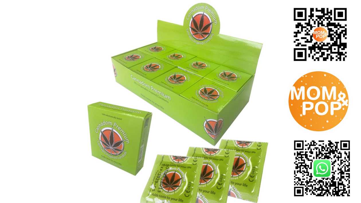 Cannadom Flavoured Condom, X 3