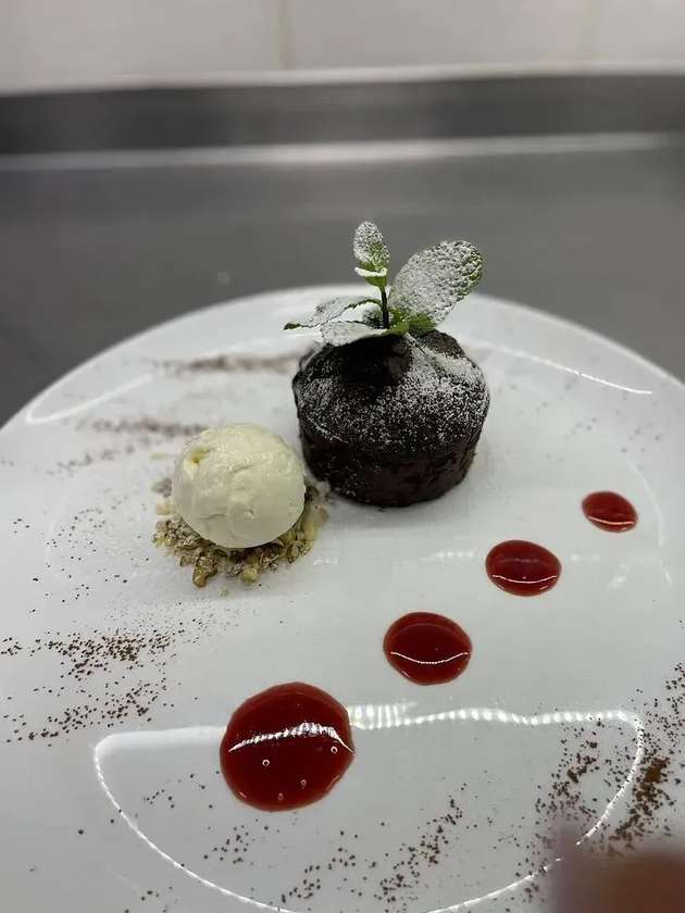 Pumpkin brownie