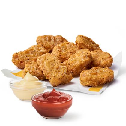 GARLIC PEPPER CHICKEN McNUGGETS 9 buc, 2 SOSURI (161 g)