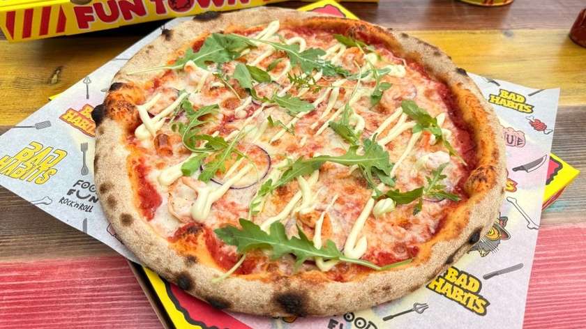 UUS! Shrimp pizza Ø 30sm