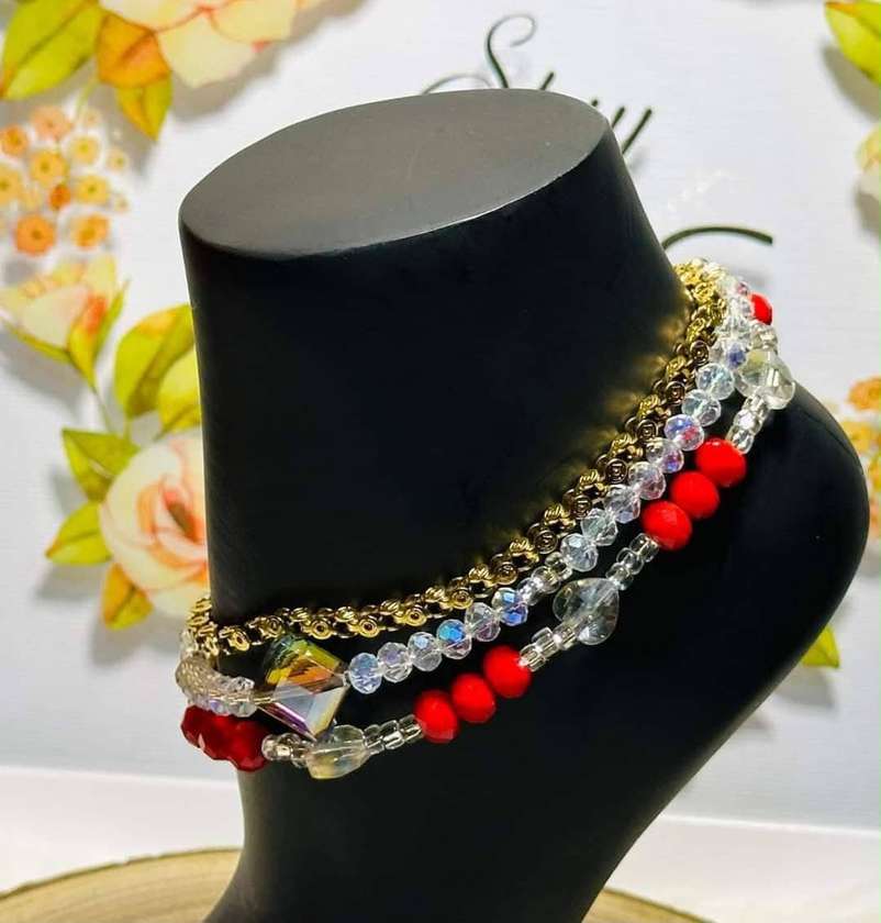 Elegant Handmade Beaded Anklet
