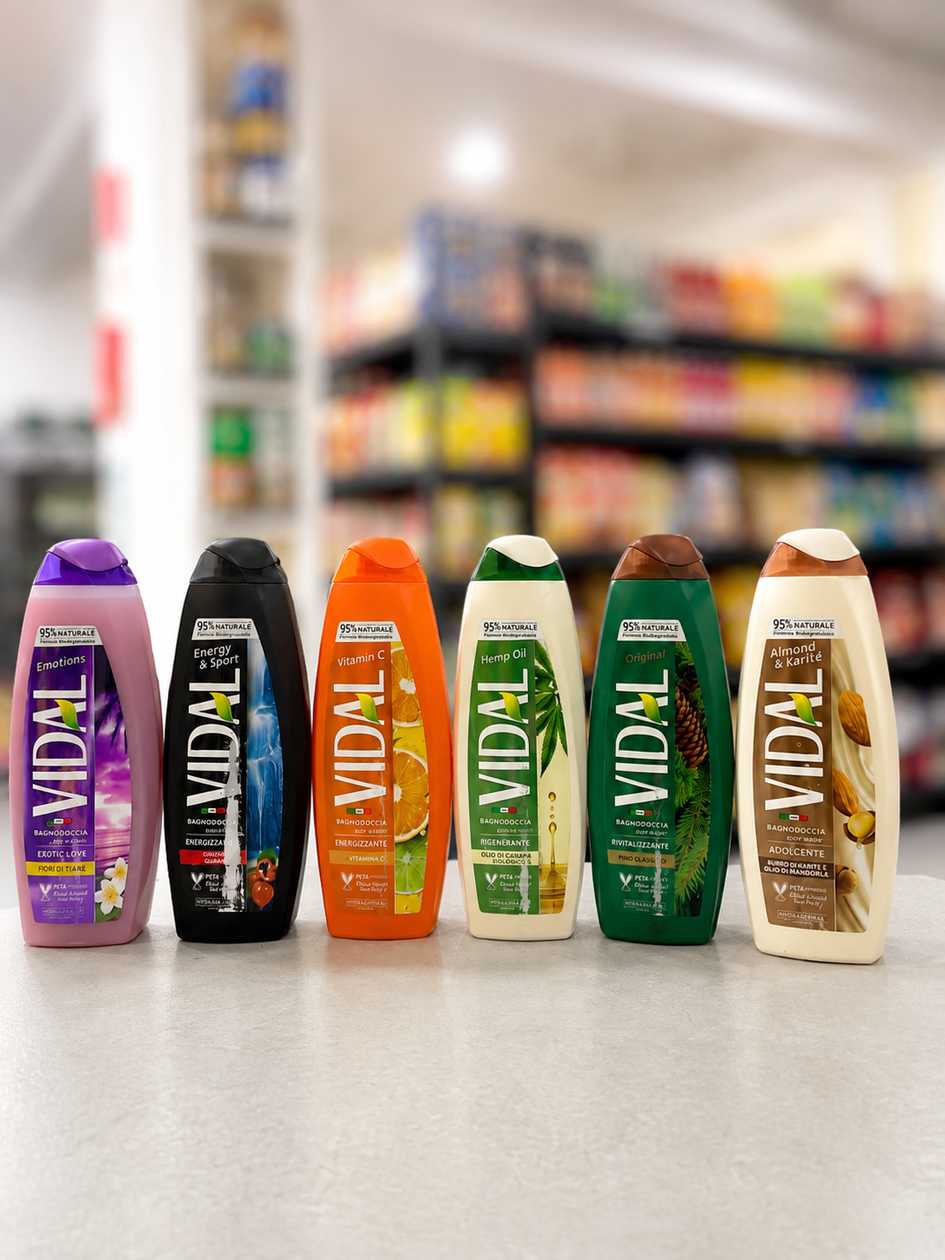 Vidal Body Wash Collection – Freshness You Can Feel! 🧴✨