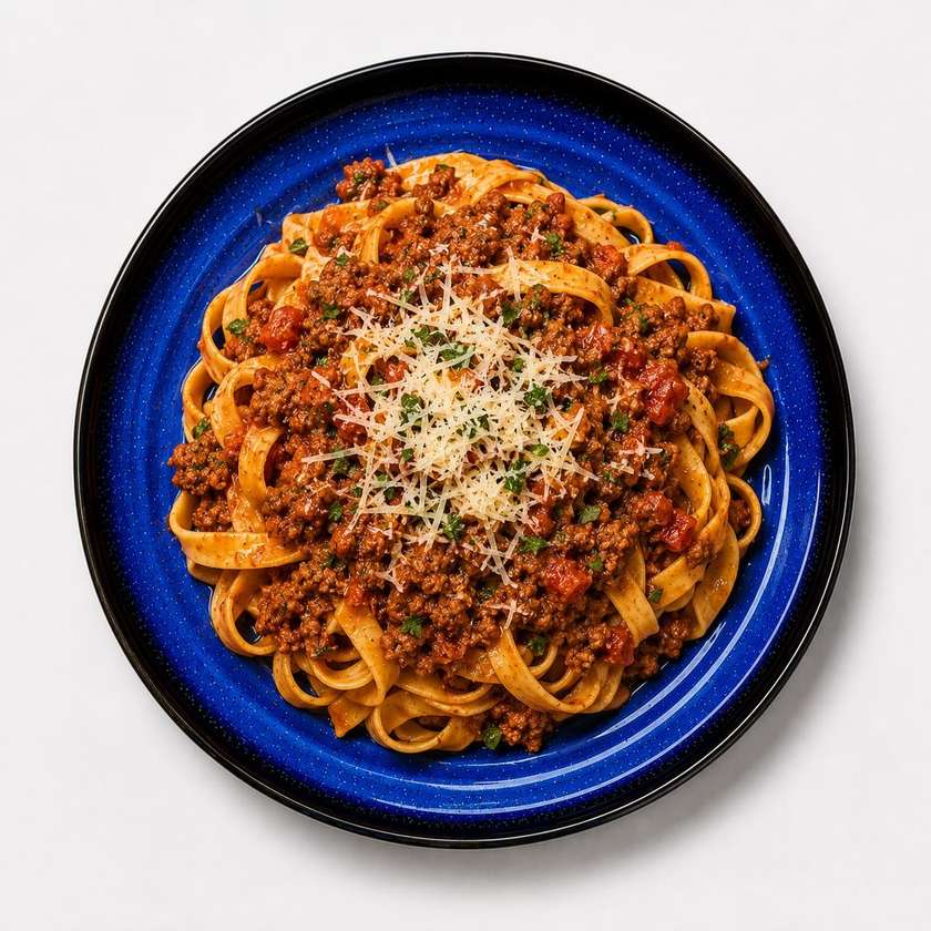 Tagliatelle bolognese, parmezán + polievka (v cene)