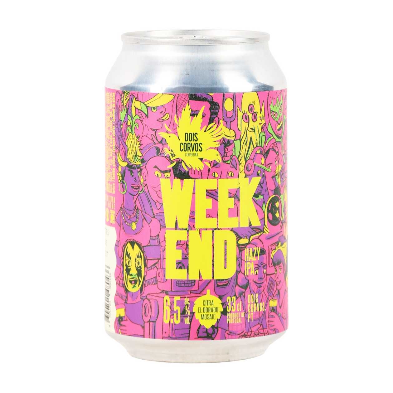 Cerveja Dois Corvos Weekend Hazy IPA 33cl