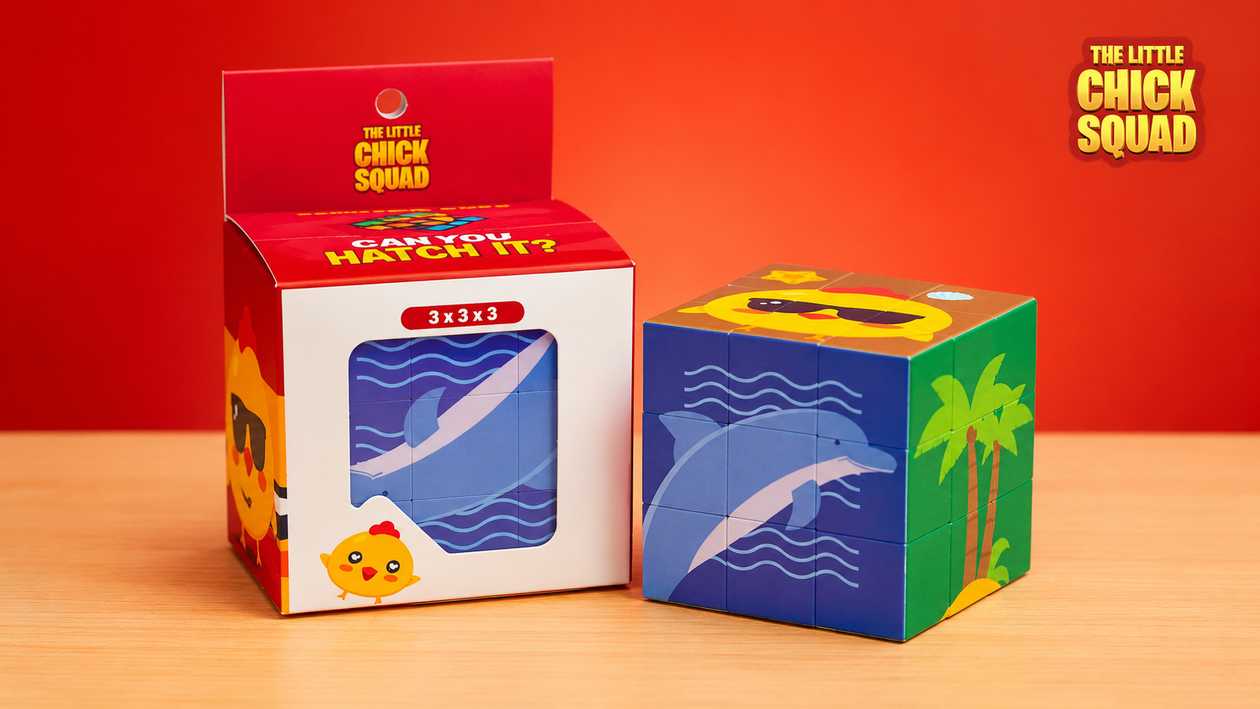 The Little Chick Squad Rubik's Cube - Summer Edition