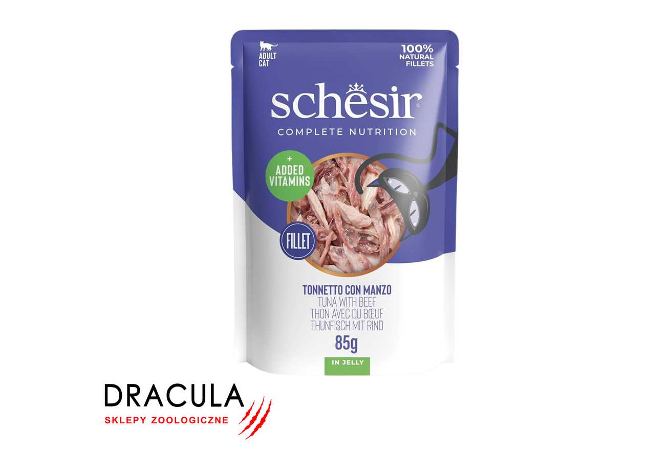 Schesir Tuna with Beef 85g