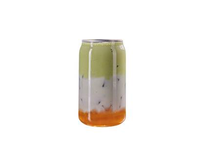 MATCHA LATTE WITH MANGO