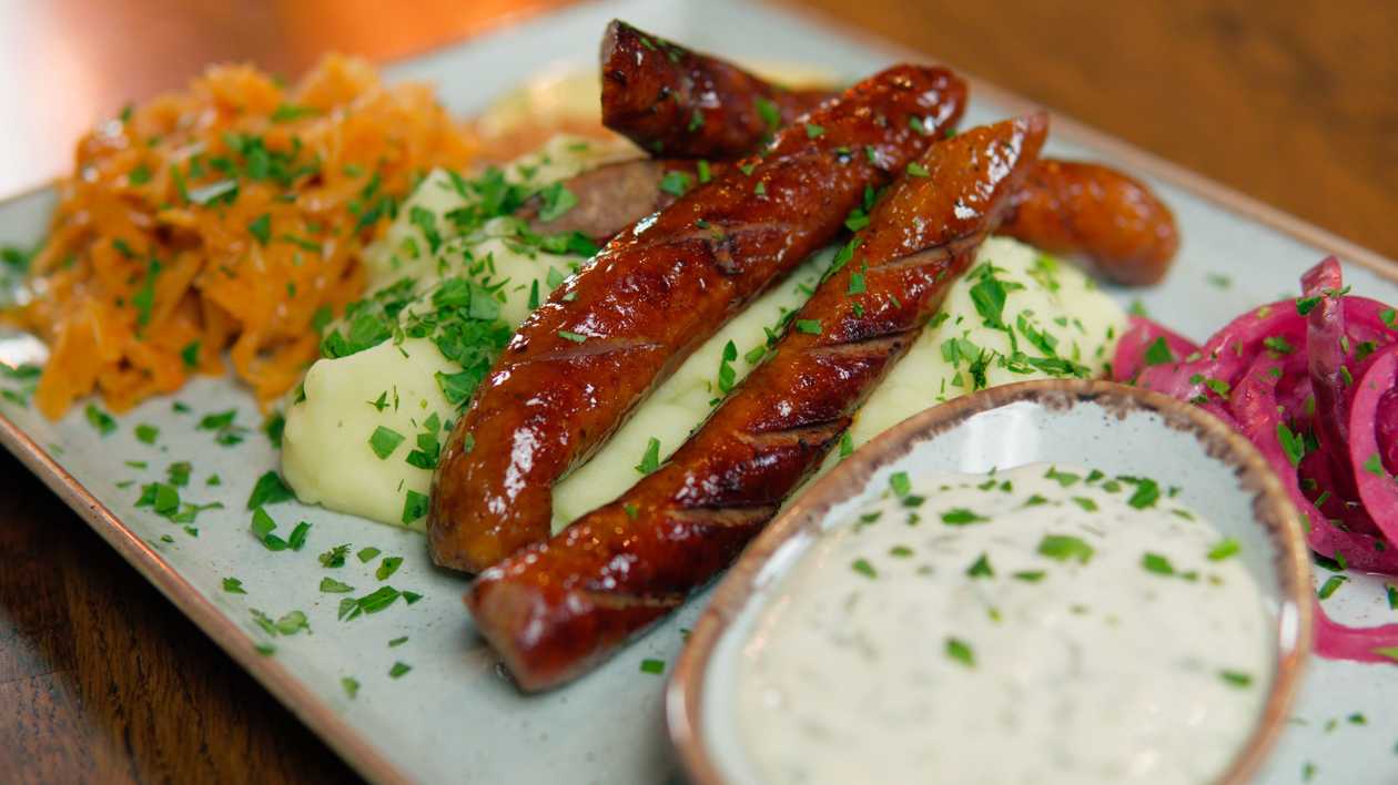 Pork sausages