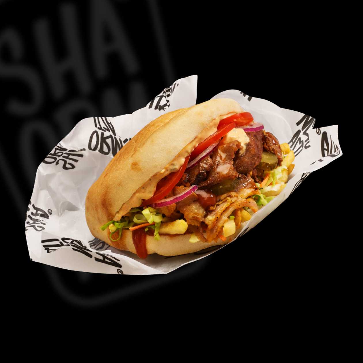 Shaorma chifla mix pui si vita