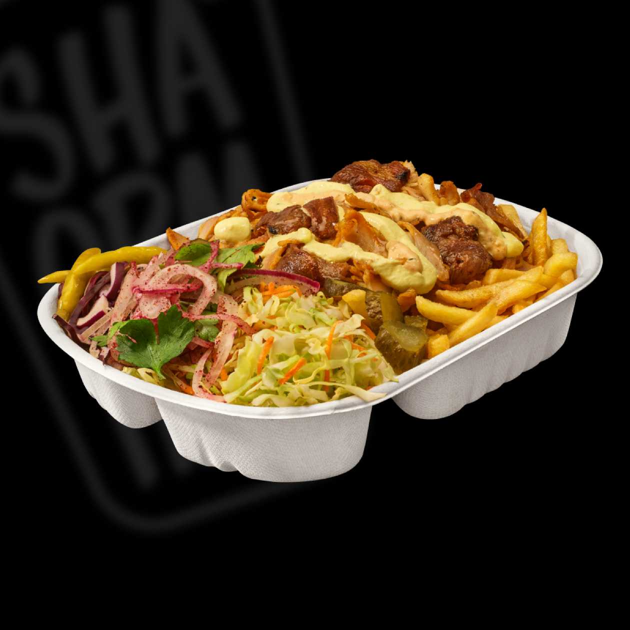Shaorma la farfurie crispy