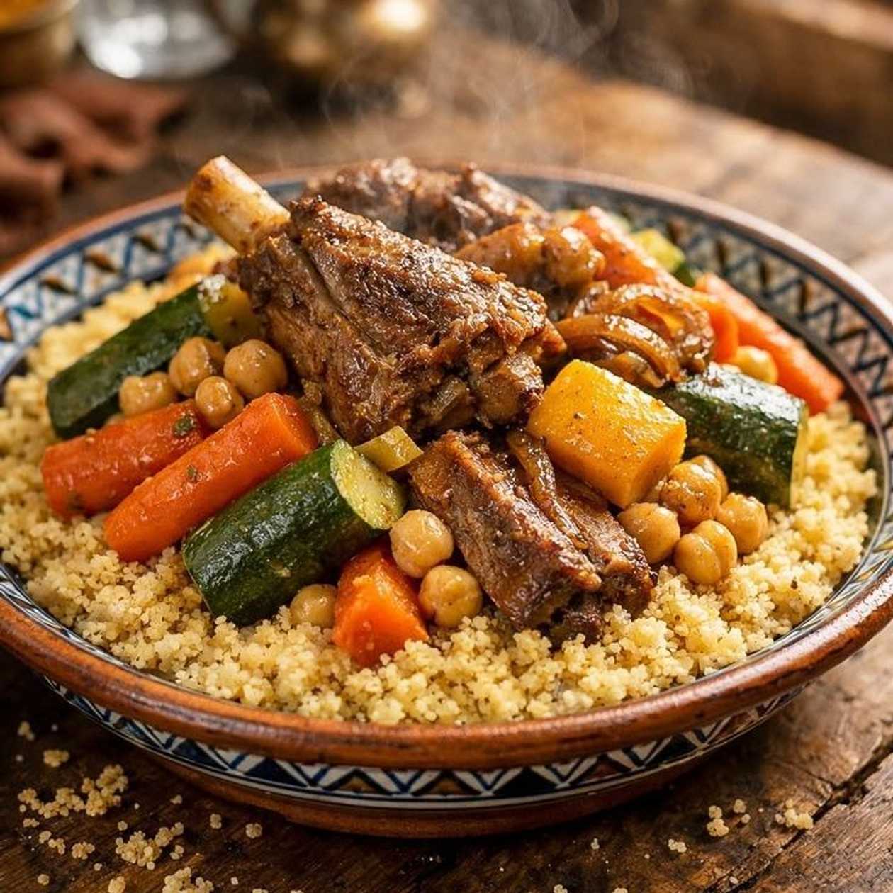 Meat and Vegetable Couscous