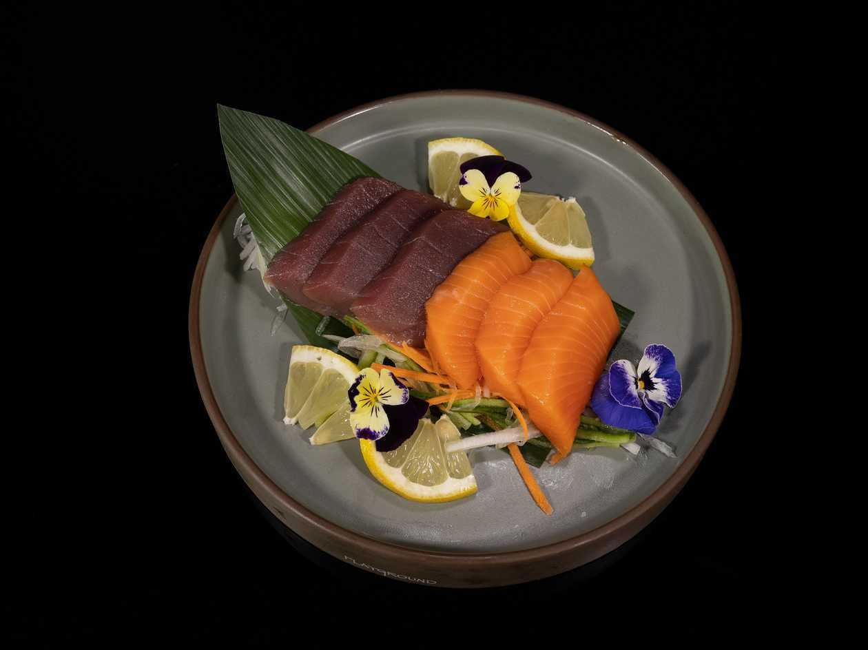 SA3. Salmon & Bluefin Tuna Sashimi