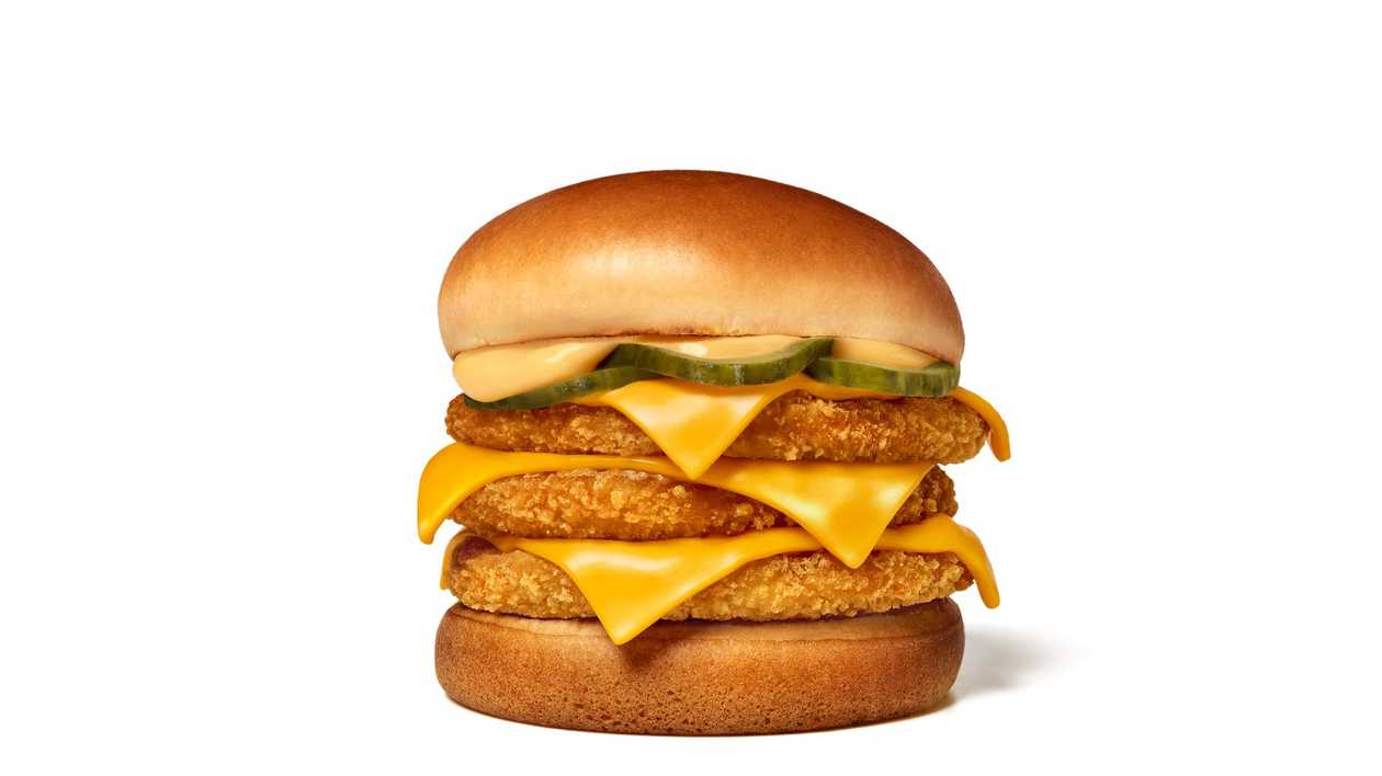 Cheddari kanaburger