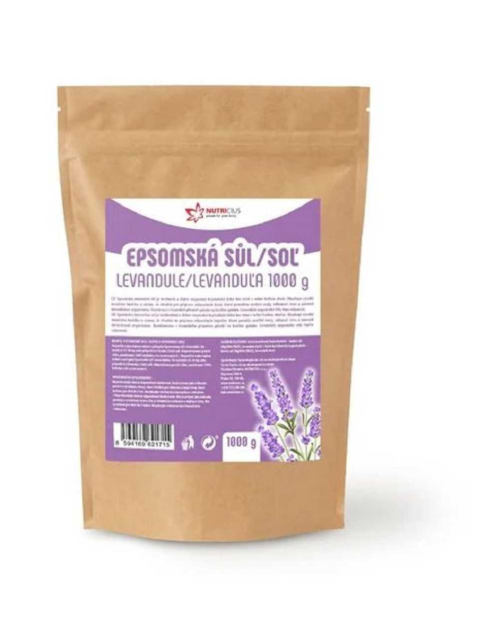 Epsom Salt LAVENDER 1000g