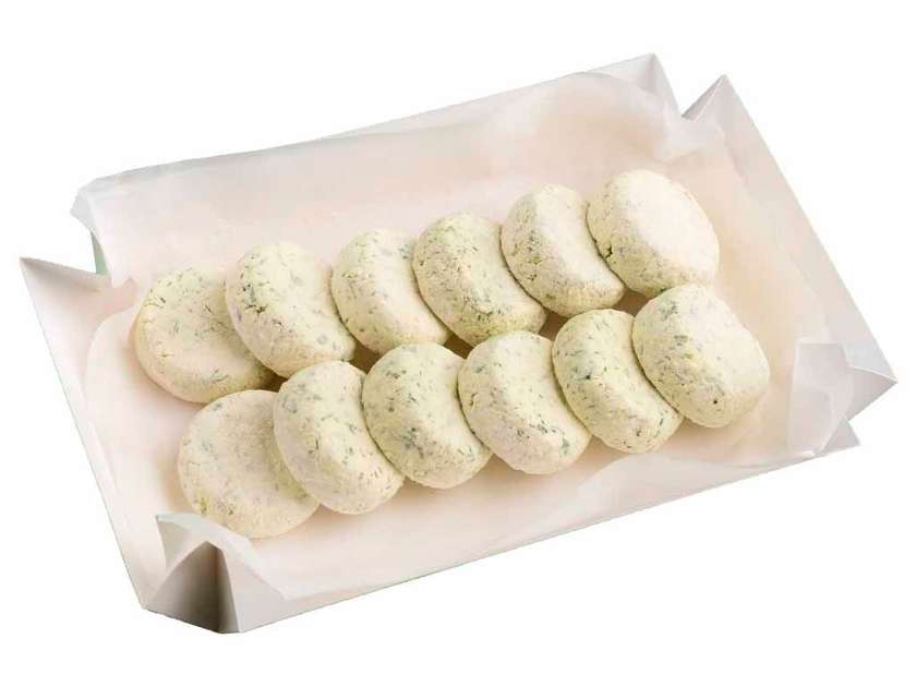 Semi-finished savory syrniki with herbs 0.480 kg