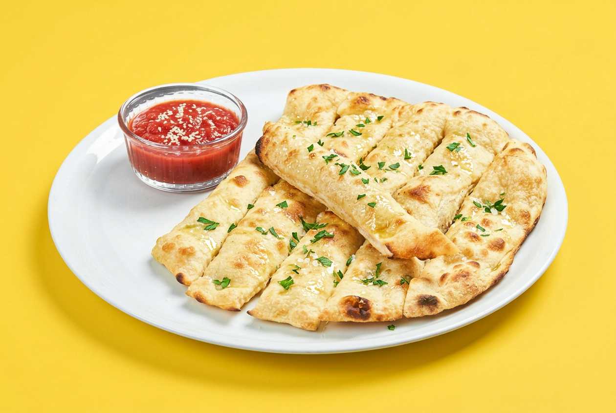 Breadsticks with garlic oil