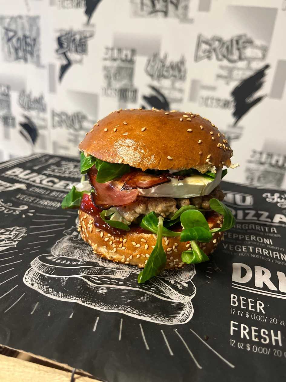 Retro burger