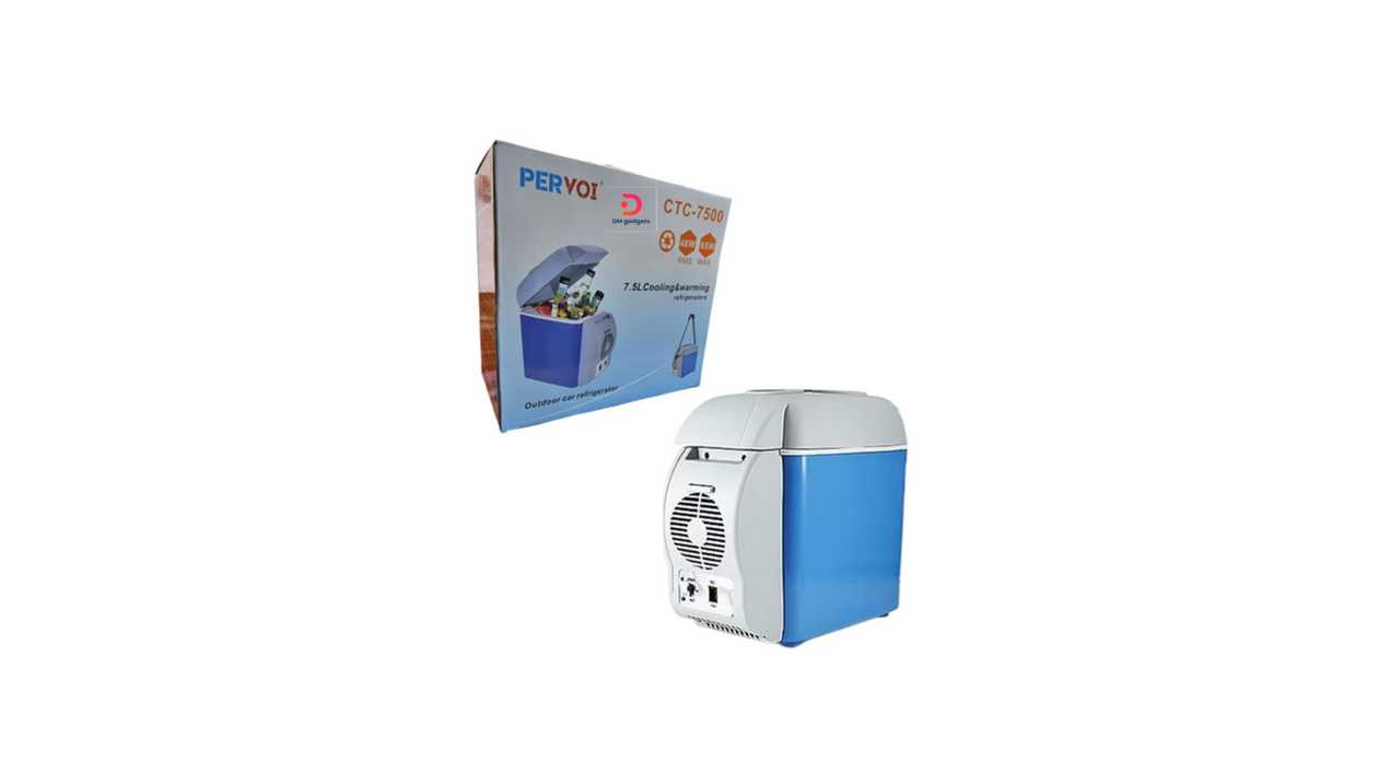 #632E#PERVOI®CTC-7500 7.5L Portable Car Refrigerator – With Cooling + Heating Functions