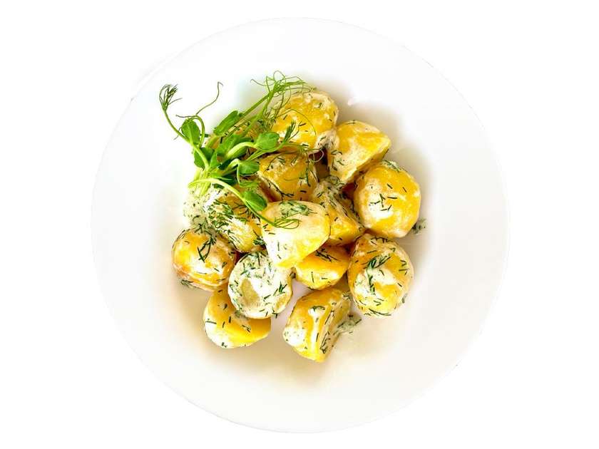 Young Potatoes with Cream