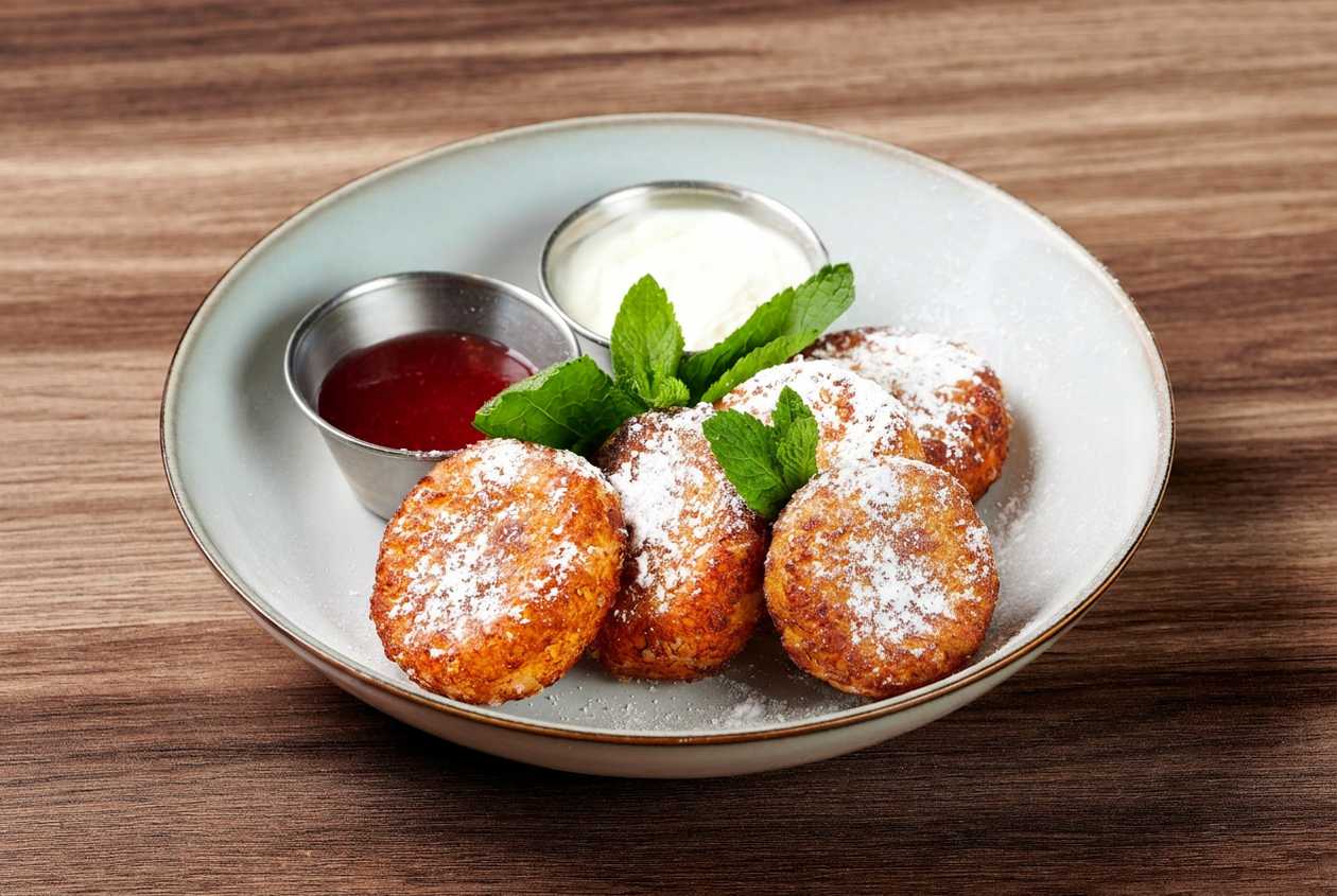 Sweet Cheese Pancakes (6 pcs.)