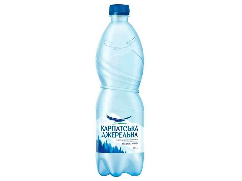 Sparkling Mineral Water "Karpatian Spring" 0.5L