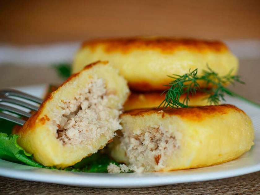 Potato Zrazy with Meat