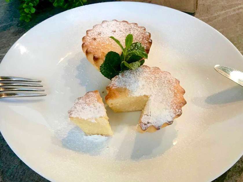 Vanilla cheese casserole